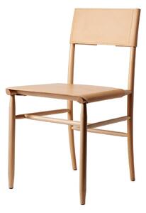 Gärsnäs Madonna chair Beech-natural-Tärnsjö leather natural