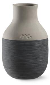 Kähler Omaggio Circulare Vase H12.5 cm Anthracite grey