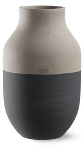 Kähler Omaggio Circulare Vase H31 cm Anthracite grey