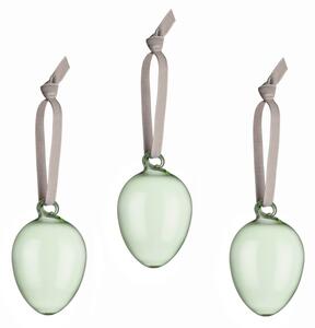 Iittala Iittala glass egg 60 mm 3-pack Green