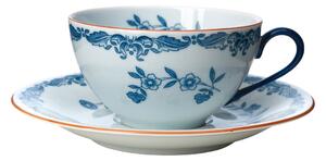 Rörstrand Ostindia cup with saucer 27 cl gift wrap Blue-white