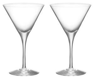 Orrefors More martini glasses 19 cl 2-pack Clear
