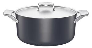 Fiskars Taiten pot with lid 3,5 l Black