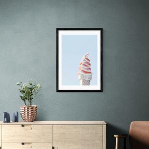 East End Prints Treat Yourself Print Blue