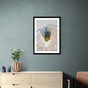East End Prints Pineapple Sea Print Natural