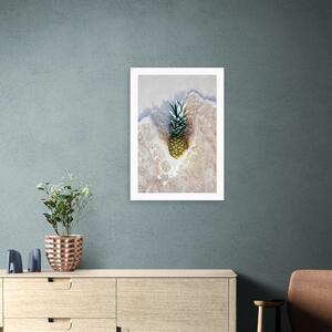 East End Prints Pineapple Sea Print Natural