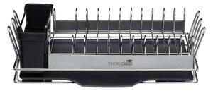 MasterClass Compact Stainless Steel Dish Drainer Silver