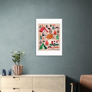 East End Prints Watermelon Camping Kit Print MultiColoured