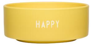 Design Letters Design Letters candy bowl Ø12 cm Yellow