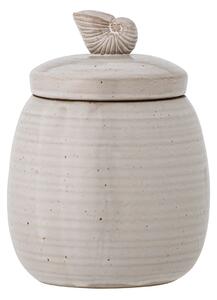 Bloomingville Mahlet jar with lid Ø11x14 cm Natural stoneware