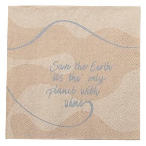 Bloomingville Earth napkin 33x33 cm 20-pack Nature