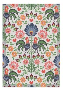 Ekelund Linneväveri Rooster kitchen towel 35x50 cm Multi