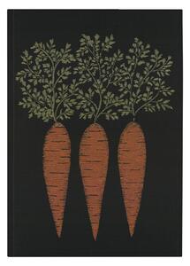 Ekelund Linneväveri Morot kitchen towel 48x70 cm Black-orange