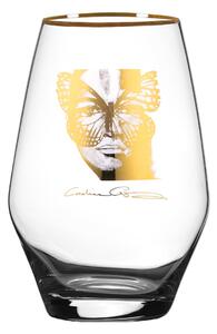 Carolina Gynning Golden Butterfly all-glass drinking glass 35 cl Gold