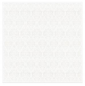 Ekelund Linneväveri Medaljong tablecloth 150x150 cm White