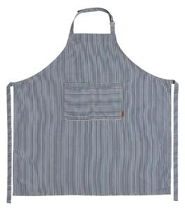OYOY Striped denim apron Blue