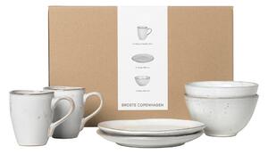 Broste Copenhagen Nordic Sand breakfast set for two 6 pieces