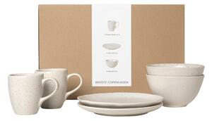 Broste Copenhagen Nordic Vanilla breakfast set for two 6 pieces