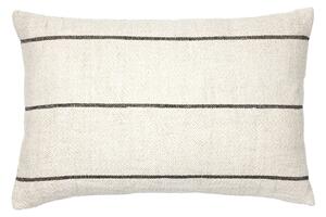 Broste Copenhagen Sigrid cushion cover 40x60 cm Light beige-black