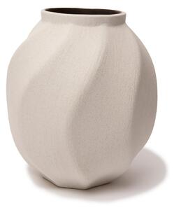 Lindform Soft wave vase Sand white light