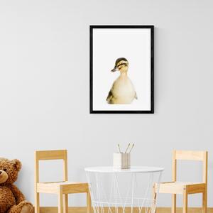 East End Prints Duckling Print White