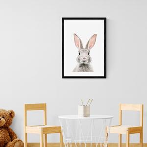 Baby Bunny Print White