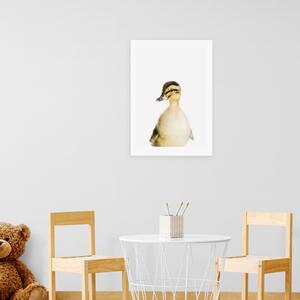 East End Prints Duckling Print White