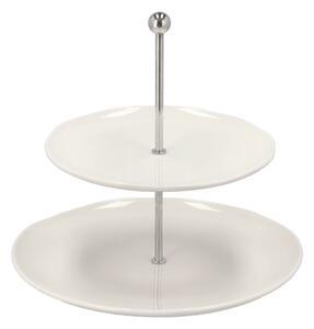 Blomsterbergs Tiered Tray 27 cm-20 cm White