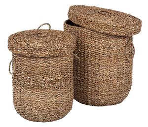 Dixie Laundry baskets with lids 2 pcs Seaweed