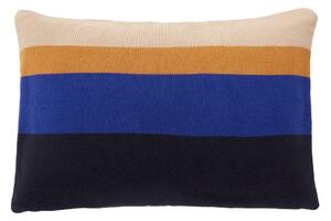 Hübsch Pillow with cotton filling 40x60 cm Blue-amber-beige