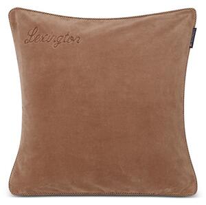 Lexington Cushion cover organic velvet 50x50 cm Beige