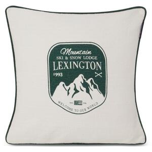 Lexington Mountain Logo pillowcase 50x50 cm White-green