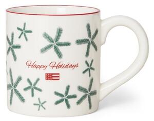 Lexington Happy Holidays mug White-green-red