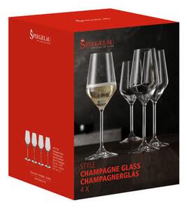 Spiegelau Style champagne glasses 31cl 4-pack Clear