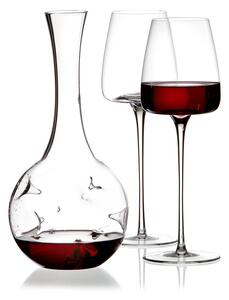 Zieher Eddy mini decanter set-Vision Straight wine glasses 2-pack Clear