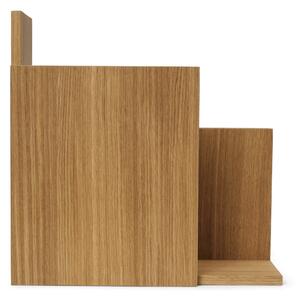 Ferm LIVING Stagger shelf square Oiled Oak