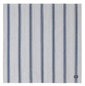 Lexington Striped Organic Cotton napkin 50x50 cm Navy