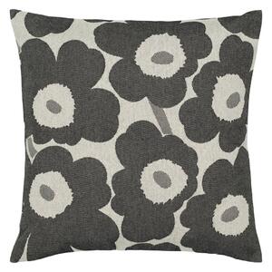Marimekko Pieni Unikko cushion cover 47x47 cm Off white-charcoal-sand