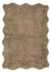 Boel & Jan Curly cotton rug 80x110 cm, Beige