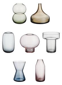 Orrefors Midsummer Mini Vases 7 pieces