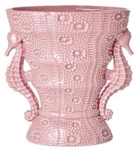 RICE Rice vase seahorse large 25 cm Pink