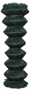 Chain Link Fence Steel 1,25x15 m Green