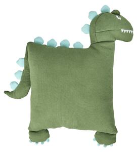 RICE Rice cushion dinosaur 48x52 cm Green