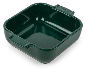 Peugeot Appolia ceramic dish 15x21 cm Forest green