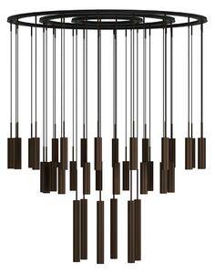 Audo Copenhagen Tubulaire chandelier 38 Anodized bronzed