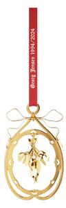 Georg Jensen 1994/2024 Christmas mobile mistletoe Gold-plated