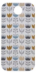 Klippan Yllefabrik Tulip cutting board 20x40 cm Grey-multi