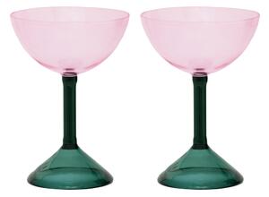 URBAN NATURE CULTURE Urban Nature Culture gift set coupe glasses 2-pack Pink