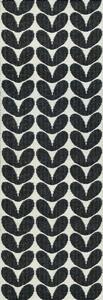 Brita Sweden Karin rug black 70x150 cm