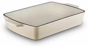 Foundry 39cm Cast Iron Roaster Cream